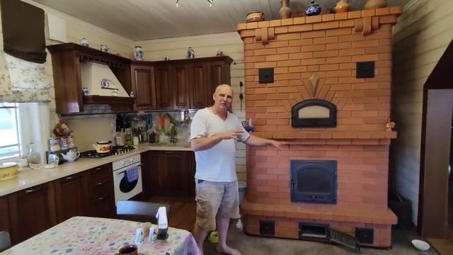 Как одна каминопечь обогревает дом 240 кв.м