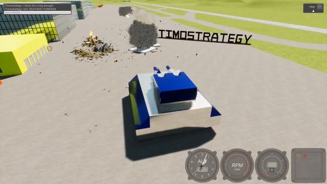 DESTROYING SNOWY HOLIDAYS AND THE CITY WITH TANKS AND BOMBS!!!!! Brick Rigs Gameplay смотреть онлайн