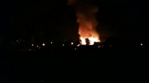 Feu et explosion la rochette