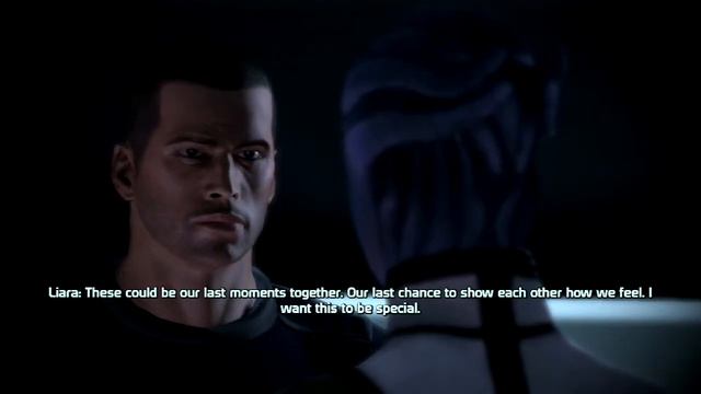 Liara and Shepard Romance Scene Mass Effect 1 смотреть онлайн