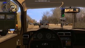 Есжу на ваз 2107 в сити кар драйвинг(с рулём)