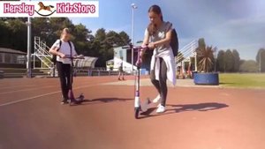 (GL473-101) Globber, Flow Foldable 125 Scooter For Teen - Sky Blue