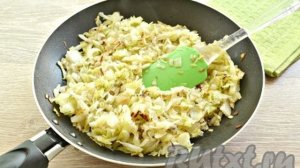 Капустный пирог из слоёного бездрожжевого теста