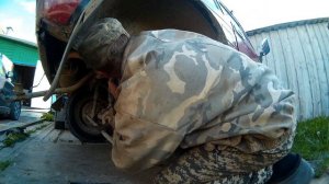 Замена кронштейна поперечной тяги на НИВЕ