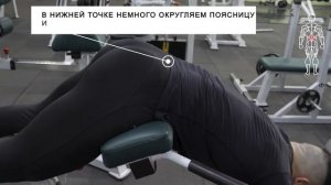 Гиперэкстензия с акцентом на поясницу