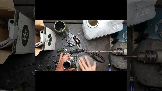 Домкрат и масляная станция
