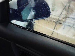 Тонировка передней части атермальной пленкой Aquamarine - Kia Rio
