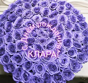 С Днём рождения, Клара!