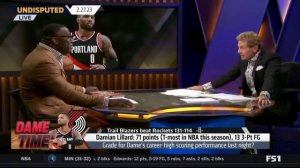 UNDISPUTED | Skip and Shannon react to Damian Lillard's historic 71-PT in win over Rockets 131-114