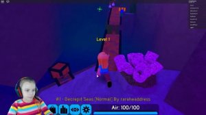 ПОЛ ЭТО ВОДА РОБЛОКС челлендж в роблокс Выживание в игре ROBLOX