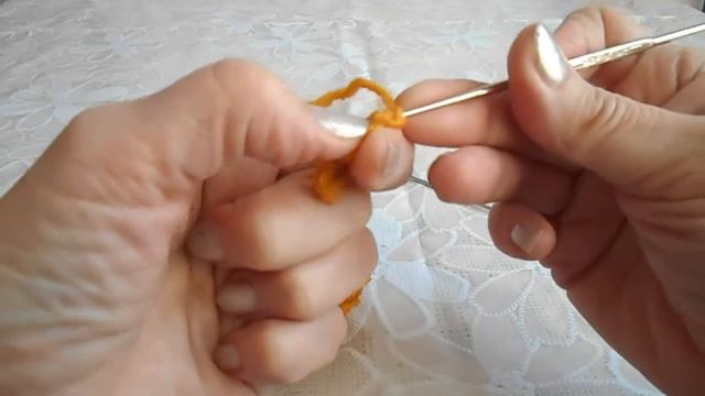 Как связать крючком простой маленький ЦВЕТОК? смотреть онлайн