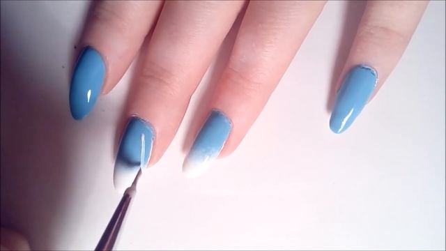 ♥ Зимен омбре маникюр ♥ смотреть онлайн