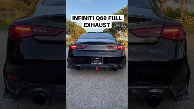 INFINITI Q60 VR30 TWIN TURBO FULL EXHAUST *cleanest sounding*