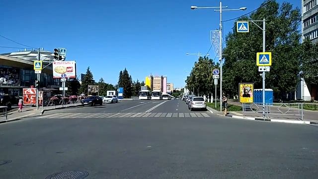 Самара.Лето.Улица Молодогвардейская.Проезд закрыт. смотреть онлайн