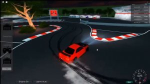 Drifting a Nissan skyline R34 [ROBLOX]