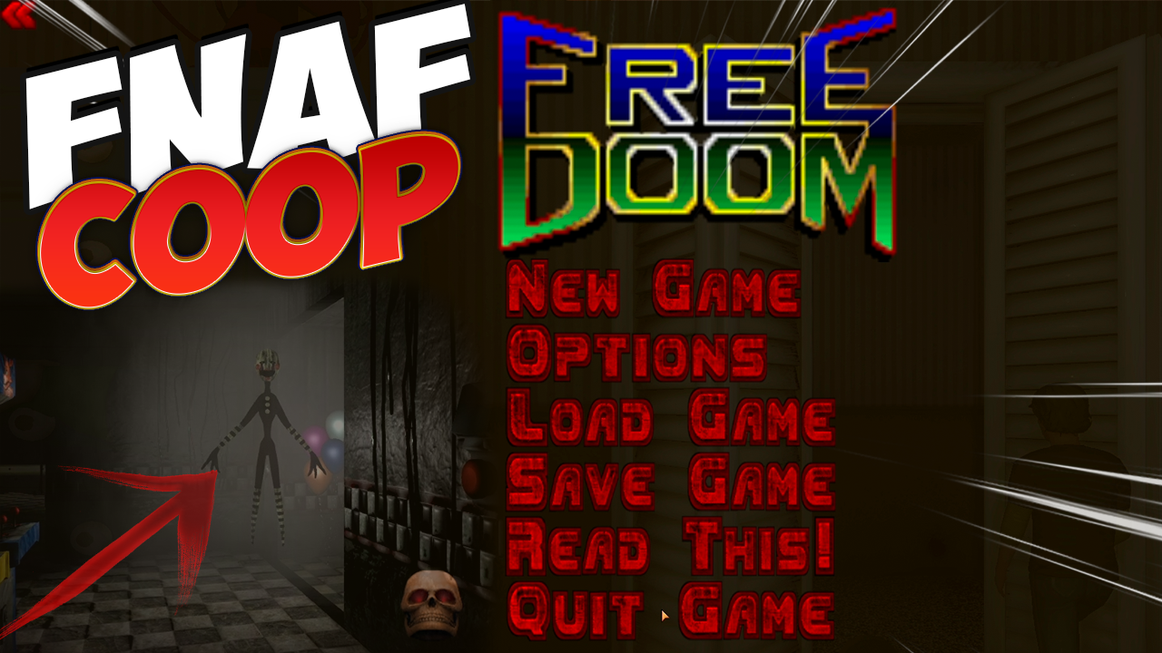 Ночные Кошмары FNAF DOOM COOP | FNAF 4 COOP 4