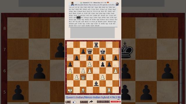 Chessable Masters Play-In - Round: 6 || Dommaraju Gukesh vs Georg Meier - March 13, 2023