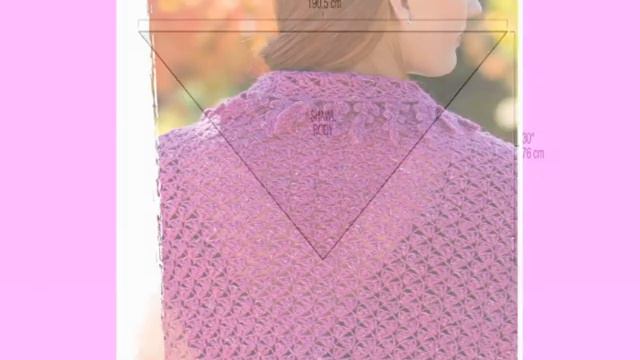 Вязание крючком. Шаль Вереск смотреть онлайн