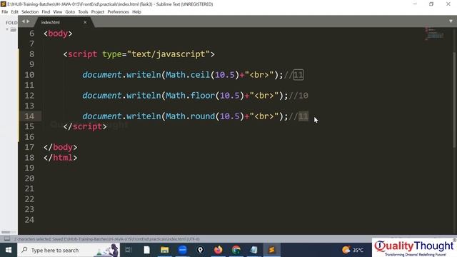 JavaScript Math Object - #javascript Crash Course - Tutorial for Complete Beginners | Session - 35