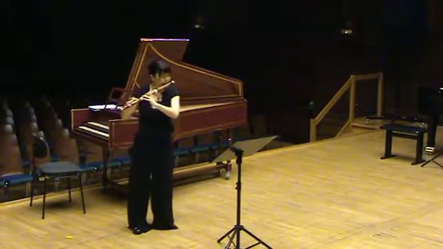 C.P.E.Bach : Sonata in a minor for flute solo (Aya Komatsu) смотреть онлайн