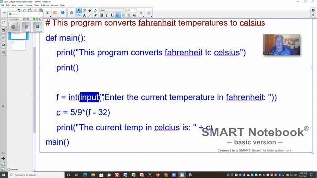 Python Input Output video