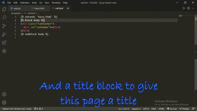 #5 What is a Base Template and it's use in Flask Web Development|#python #flask #basetemplate #.py