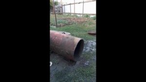 топка для бани из газового баллона