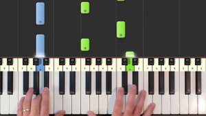 Lion Theme Song - Piano Tutorial Easy SLOW - How To Play (Synthesia)