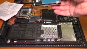 Как заменить жесткий диск в ноутбуке Asus TUF Gaming FX705G на HDD Toshiba L200