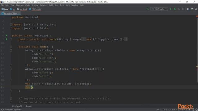 Java: Tips, Tricks, and Techniques :Immutability Use Static Method copyOf(collection)|packtpub.com смотреть онлайн