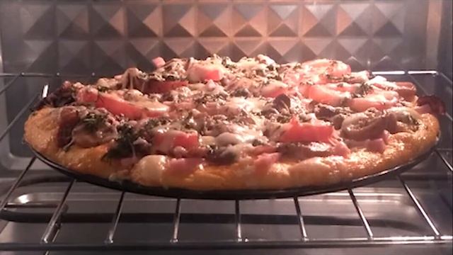 Мини-печь Gemlux GL-OR-1538LUX, эксплуатация. Приготовление пиццы. смотреть онлайн