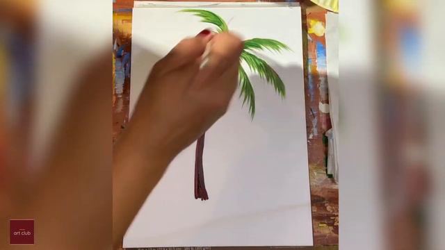Easy Painting Tips EP 7 - How to Paint Palm Trees Part 2