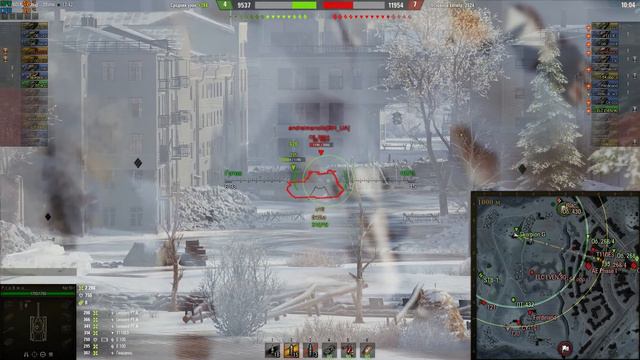 Затащили бой вместе с союзником - World Of Tanks Kpz50t