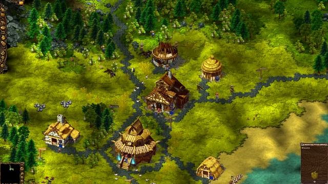 Cultures 2: die Tore Asgards | 01 - Grönland | PC Gameplay / Walkthrough / Playthrough смотреть онлайн