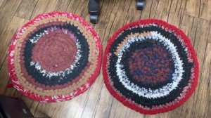 ??❤️ ВЯЖУ ПОСТОЯННО / КОВРИКИ КРЮЧКОМ / ИЗ СТАРОЙ ОДЕЖДЫ, СТАРЫХ ФУТБОЛОК ????  / ХЛАМ В ДЕЛО