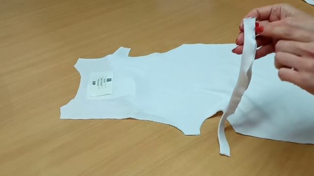 как ушить трикотажную майку?✂️