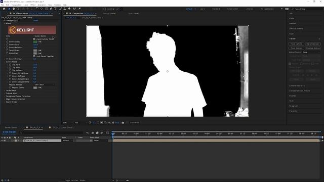 Как убрать зелёный фон в афтер эффект Кеинг в Adobe After Effects Работа с хромакеем ПОНЯТНЫЙ АЕ