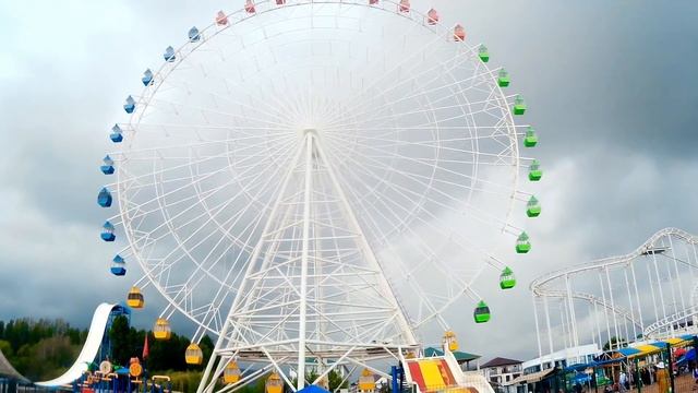 Иссык-Куль, Бостери, пляж, аттракционы смотреть онлайн