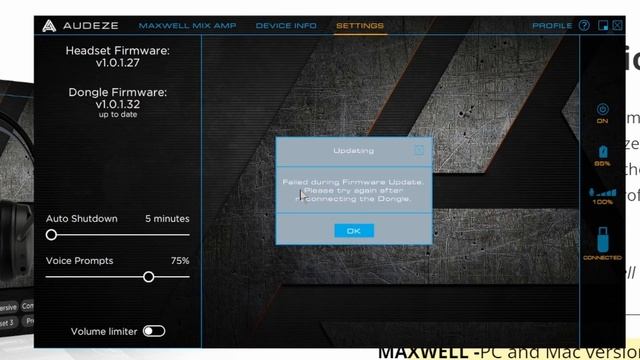 Audeze Maxwell Gaming Headsets Update