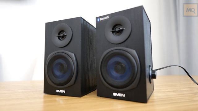SVEN SPS-576 обзор. Акустика 2.0 с Bluetooth смотреть онлайн