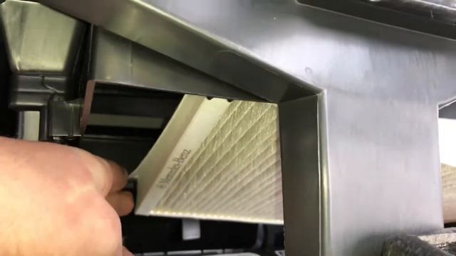 How to replace the automotive cabin air filter changing dust and pollen filter Mercedes Benz C180