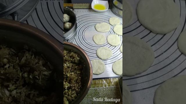 Вкусные воздушные пигоди. Делаем два варианта теста на пигоди. Паровые пирожки. Делаем лазджан.