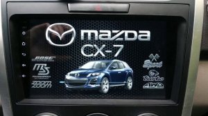 Mazda CX-7, загрузочная анимация для ГУ на Android 1024х600, ГУ Teyes S-Pro CC2.