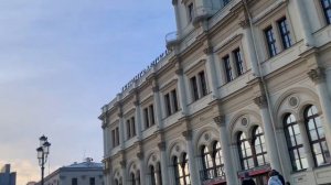 Прогулка по Площади Трёх Вокзалов возле Ленинградского Вокзала, г. Москва, 02.02.2024