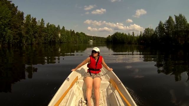 Nokia river- summer in Finland 2013 suzuki 2.5 Hp four stroke смотреть онлайн