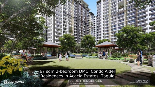 67 sqm 2-bedroom DMCI Condo Alder Residences in Acacia Estates, Taguig смотреть онлайн