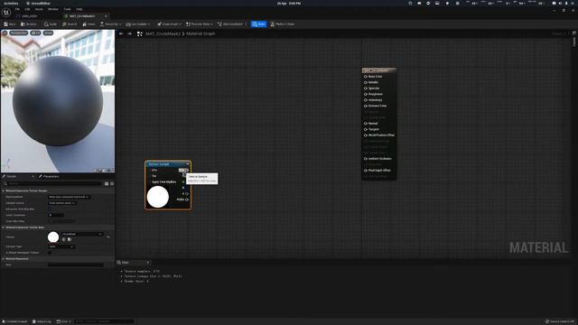 Unreal Engine 5 - UMG / UI - Circle Mask in 2~ minutes | D3kryption