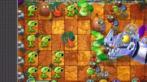 Прохождение босса динозавра в игре «Растения против Зомби 2» PvZ2