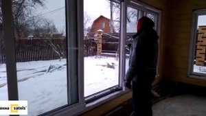 Теплая беседка с панорамным остеклением. Раздвижные окна и двери.