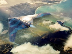 Современный российский тяжёлый беспилотник С-70 «Охотник»